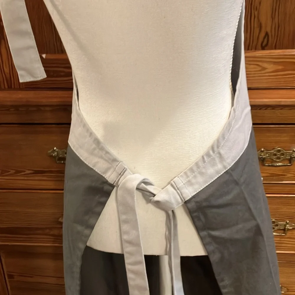 NWT Rue Montmartre gray apron OS - Picture 6 of 14